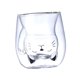 thumbnail image 4 of Taza de cristal de doble pared, taza para té y café, regalo romántico, aspecto claro, taza de café expreso resistente al calor para amigos, familias, gato, 4 of 8