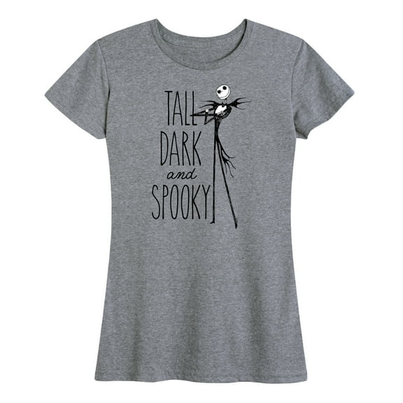 The Nightmare Before Christmas - Tall Dark and Spooky - Women's Short Sleeve Graphic T-Shirt