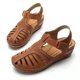 thumbnail image 5 of Sandalias de estilo bohemio para Mujer, zapatos de gladiador con tacón, cuñas elegantes, Verano, 5 of 5