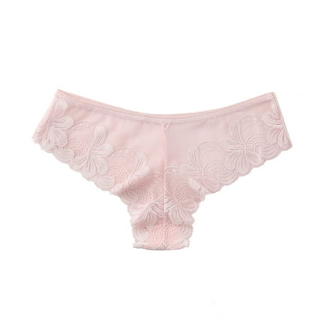 

Randolph Women Panties Thong A Set Colors Optiont Lingerie Hollow Flowers Sides Lace Thong Panties