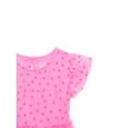 thumbnail image 2 of Wonder Nation Girls Flocked Tulle Dress, Sizes 4-18 & Plus, 2 of 3