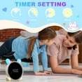 thumbnail image 6 of Hansang Kids Alarm Clock, OK to Wake Sleep Trainer with Night Light, Rabbit Digital Clock for Toddlers and Children, 6 of 10