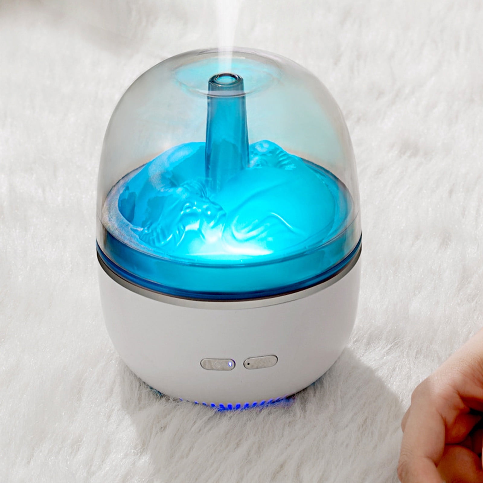 WQQZJJ Humidifiers For Bedroom Large Room Home Warm For Mist Top Desk Humidifiers Essential Oil Diffuser Quiet With Mist Humidifiers For Home Small Humidifier