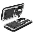thumbnail image 6 of Dteck Galaxy S22 Plus Rugged case,Metal Bumper Built-in Screen Protector Stand,Full Protect Dustproof and Drop-Proof,Heavy Duty Rugged Military Cover for Samsung S22 Plus 6.6", Silver, 6 of 8