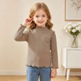 thumbnail image 6 of JFOPQVSM 3 Pack Toddler Girl Cute Long Sleeve Cotton Shirts Toddler Girls Fall Clothes Ribbed Tees Base Layer Tops for 1-8 Years, 6 of 6