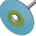 thumbnail image 4 of Ruedas de pulido de diamante de caucho de 26 mm para restauración de zirconio Azul Medio Grueso, 4 of 4