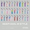 thumbnail image 4 of O2COOL Mist 'N Sip Misting Water Bottle 2-in-1 Mist And Sip Function With No Leak Pull Top Spout Reusable Sports Water Bottle (2 Pack) - 20 oz - Football, 4 of 4