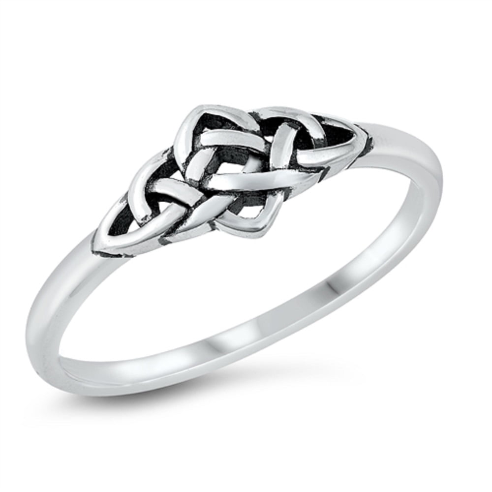 Sterling Silver Wiccan Pagan Ring Size 8 - Walmart.com