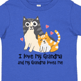 thumbnail image 4 of Inktastic I Love My Grandma Loves Me Cat Boys or Girls Toddler T-Shirt, 4 of 5