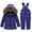 Purple, variant on Ski Jacket, Snowboarding Jacket, Paiwinds Children's Solid Color Thick Down Jacket with a Large Collar Waterproof Snow-proof Outdoor Sports Daily Winter and Warm Ski Set, 1-2Years