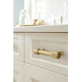 thumbnail image 2 of Amerock Faraday 3 inch (76mm) Center-to-Center Golden Champagne Cabinet Pull, 2 of 6