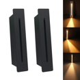 thumbnail image 1 of Promoción de invierno, luz de escalera empotrada led, luz de paso, 220 V, aplique de pared de esquina para interiores, lámpara de decoración de escalones, lámpara de escalera de pa, 1 of 5