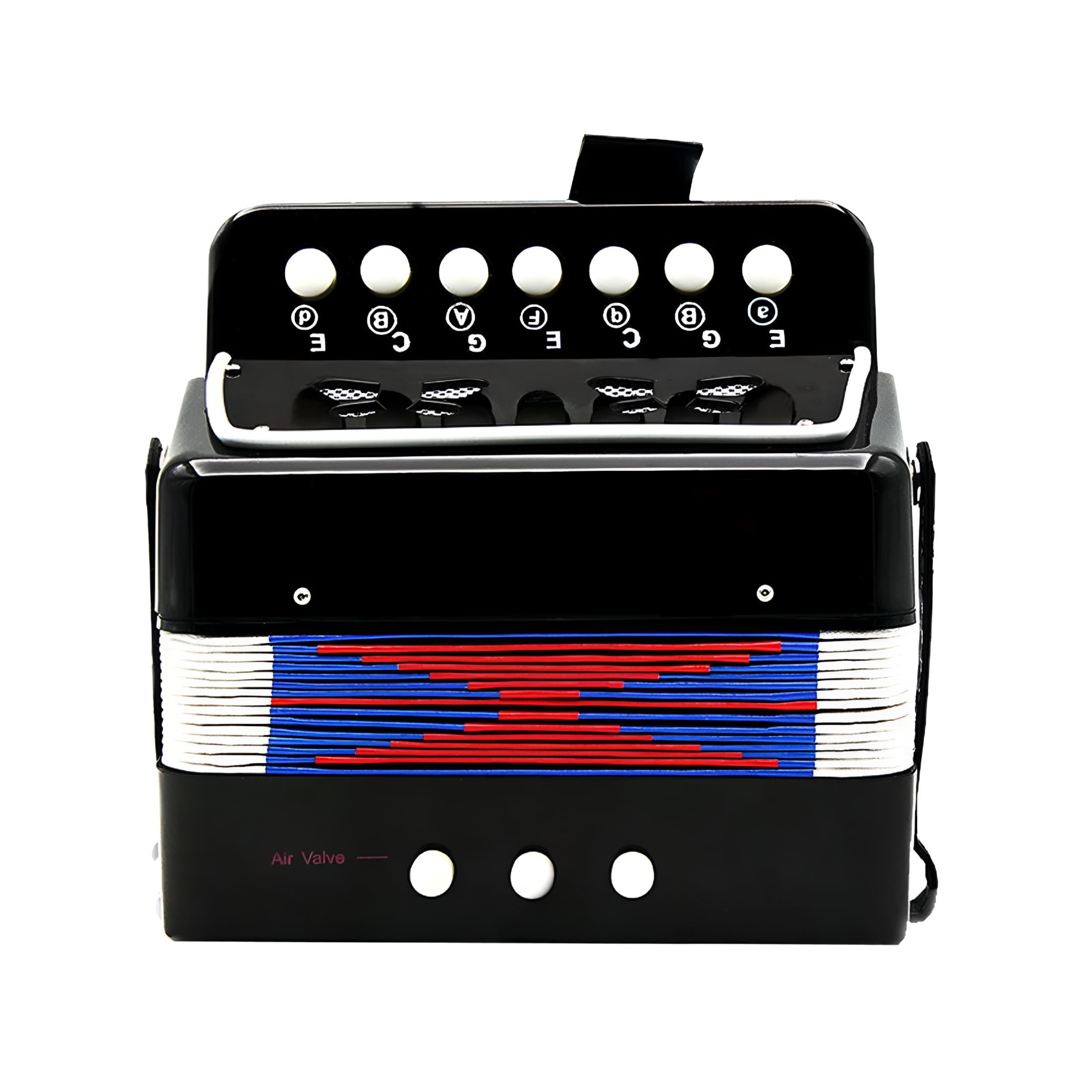 QAYOZ 17 Keys 2 Bass Kids Accordion Portable Gifts for Kids Amateur