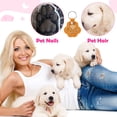 thumbnail image 5 of YUNOVA Pet Fur Keychain with Photo Slot, Paw Print Memorial Keepsake Keychain, Refillable Pet Hair Collector for Keys, Gift for Pet Owners Who Lost a Dog or Cat, 5 of 7