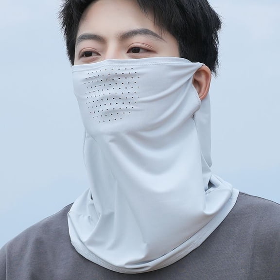 UPF 50 UV Protection Neck Gaiter, Breathable Cooling Face Mask Scarf, Versatile Sun Protection Cover for Driving, Fishing, Mountaineering, Cycling