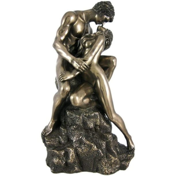 Bronzed Finish The Lovers Nude Couple Statue This Beautiful Statue Of Two Lovers Celebrates Passion Desire And Love By Brand Veronese Design Walmart Com Walmart Com