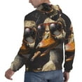 thumbnail image 6 of Naloa Modern Funny Duck Men's Casual Hooded Collar Drawstring Hoodies Pullover Sweatshirts Casual Long Sleeve Shirts-Medium, 6 of 7