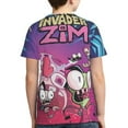 thumbnail image 2 of Invader Zim Youth Unisex T-Shirt Crewneck Short Sleeve Double-Sided Print Tee Shirts Top For Boys Girls Kid Teen Small, 2 of 6