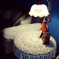 thumbnail image 3 of Handmade Crochet Cotton Tablecloth Round Crochet Tablecloths for Wedding Home Decor, 3 of 6