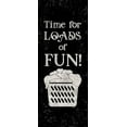 thumbnail image 2 of Reed, Tara 8x14 White Modern Wood Framed Museum Art Print Titled - Laundry Room Humor vertical black II-Loads of Fun, 2 of 4