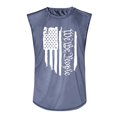 thumbnail image 5 of Men's Independence Day Printed Tank Top - Slim Fit, Sleeveless Summer Vest - Quick-Dry Fabric for Patriotic Events, Gym Sessions, or Beach Outings,Navy L, 5 of 5