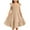 2-Beige, variant on Toddler Girls Casual Dress New Girl's 2025 Summer Dresses Double Pleated Ruffle Sleeve a Line Sundresses Mini Casual Party Dresses Beige 4 Years