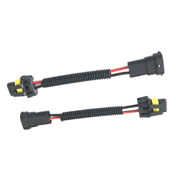 Faros 2 uds H11 macho a 9005 9006 hembra arnés de cableado enchufe adaptador de faro