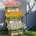 thumbnail image 3 of 12 Bundles Outdoor Artificial Flowers for Decoration, UV Resistant Fake Flower, 3 of 4