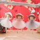 thumbnail image 3 of Yuarrent Colgante portátil de niña de Navidad, muñeca Adorable, escolar, decoración colgante de Navidad, adorno de Festival, regalo Kits de decoración para fiestas Rosado Yuarrent HA069082-01, 3 of 6