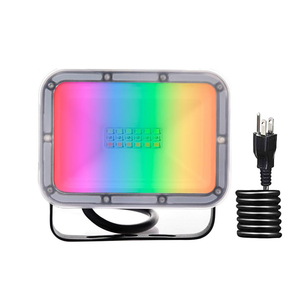 Waterproof RGB LED Flood Light 100W 50W 30W-10W Garden Color Changing W/Remote 