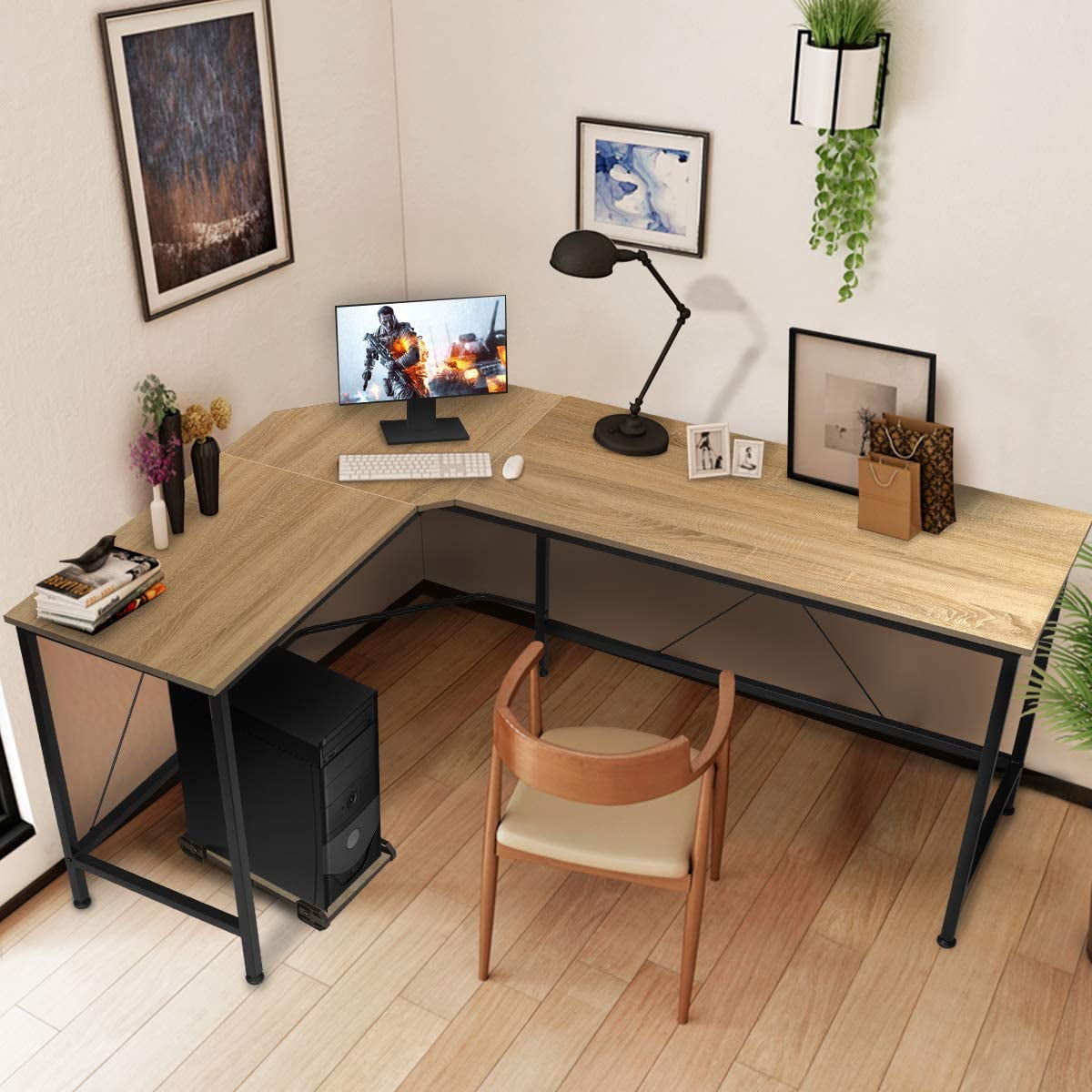 Kingso l on sale shaped desk