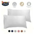 thumbnail image 2 of Spencer Solid Pillowcases, Queen, White, 2 of 9