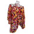thumbnail image 4 of Mujeres Atractivas Blusa de Manga Corta de de Camisa Ocasional de Los Hombros Se Levantaron S Rojos Soledad tapas de las mujeres, 4 of 9