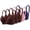 Brown, variant on 5 Pack Women Floral Lace Underwire Bra, Adjustable Straps Breathable Support Daily Bras