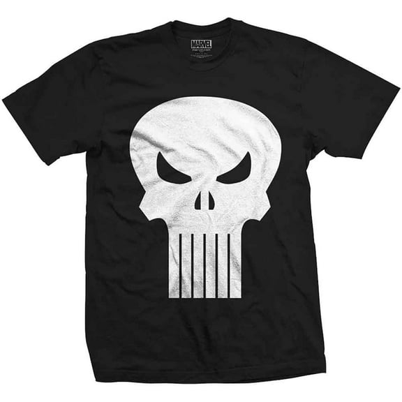 Marvel Comics Unisex T-Shirt Punisher Skull (Small)
