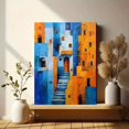 thumbnail image 6 of Minimalist Abstract Figure Hat Dress Canvas Wall Art Painting for Living Room Bedroom Dining Room Office Hotel Gallery Decor, 6 of 8