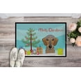 thumbnail image 2 of Caroline's Treasures BB1605MAT Christmas Tree and Wirehaired Dachshund Door Mat, Indoor Rug or Outdoor Welcome Mat 18x27, 2 of 4