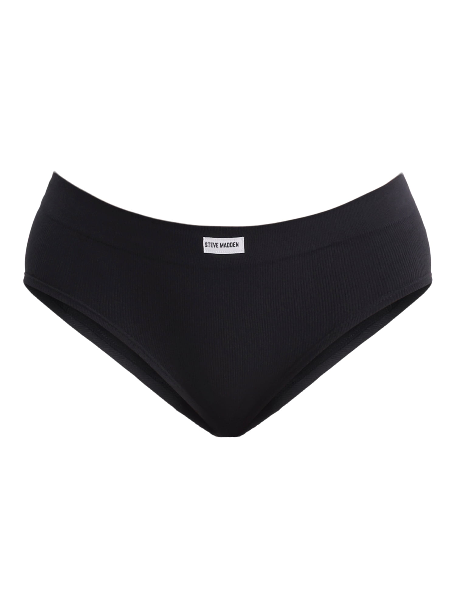Steve Madden Women's Seamless Hipster Panties, 5-Pack, Sizes S-XL