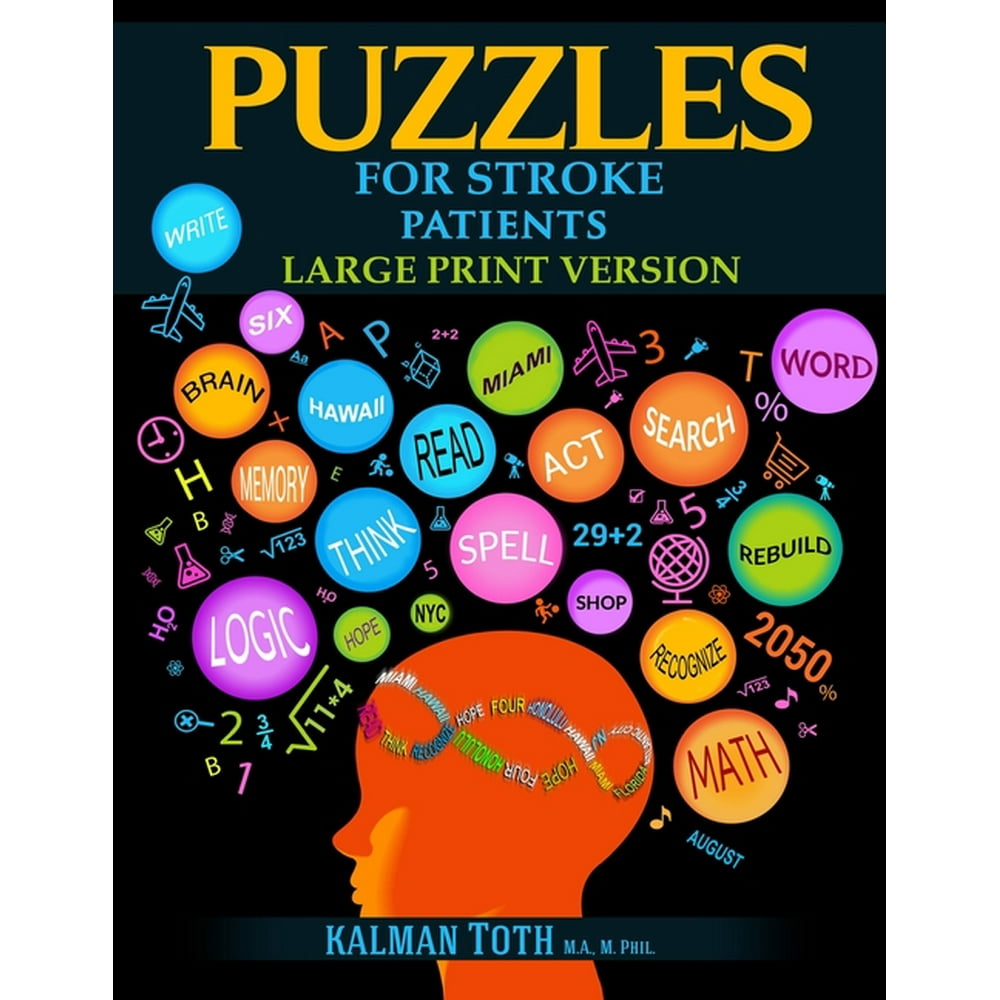 Puzzles for Stroke Patients Large Print Version (Paperback) Walmart