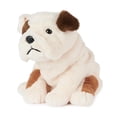 thumbnail image 4 of Tostada de peluche con forma de cachorro de bulldog GUND para niños de 1 año o más, color marrón y blanco, 4 of 9