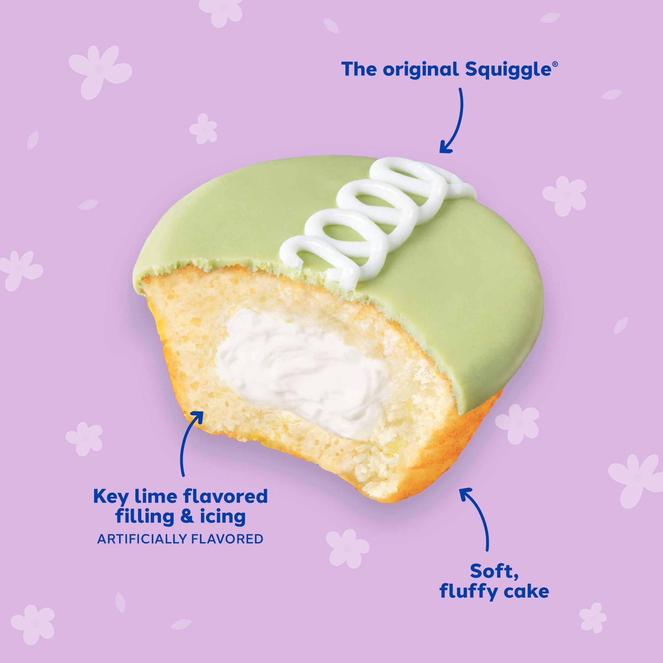 (3 pack) Hostess Cupcakes, Snack Cakes with Key Lime Artificially Flavored Filling & Icing, 11.57 oz Box (8 Pouches)