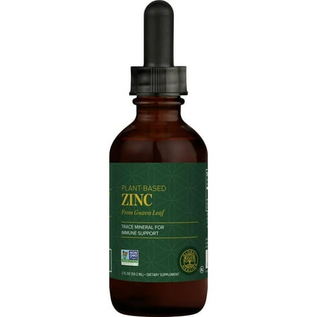 Global Healing USDA Organic Zinc Supplements Liquid KMC2- Drops for Immune System Boost, Hormone Balance, and Healthy Aging - Natural, Vegan-Friendly, Non-GMO, Organic Zinc Vitamins (2 Fl Oz)