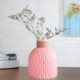 thumbnail image 4 of Flower Vase European Style Unbreakable Modern Solid Color Desktop Decoration for Home Heavy Duty Plastic Dried or Artificial Flowers Round Opening, 4 of 8