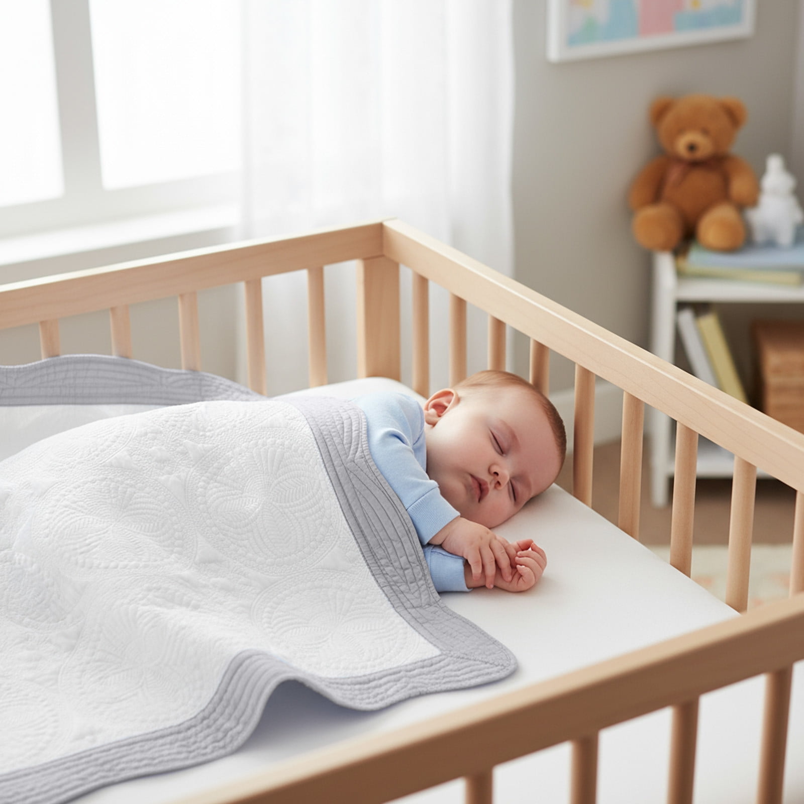Cotton Quilted Blanket, Baby Swaddle Wrap, Air Conditioning Cover, Multi purpose Throw, Soft Nap Blanket, Home Travel毯子
