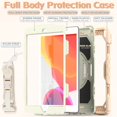 thumbnail image 2 of iPad 9th Generation Case iPad 8th/7th Generation Case with Screen Protector Pencil Holder 360 Stand Hand Strap Kids Shockproof Heavy Duty Rugged Cover for iPad 10.2 2021/2020/2019, 2 of 7