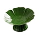 thumbnail image 1 of Cuenco decorativo Macarena verde oscuro con base, 1 of 8
