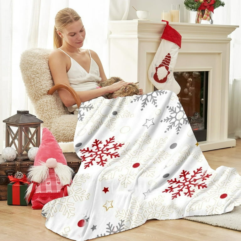 Christmas Throw Blanket Under $10, Christmas Fleece Blanket, Soft