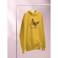 thumbnail image 3 of Butterflies W Leopard Print Hoodie Women -Image by Shutterstock, Female x-Large, 3 of 4