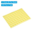 thumbnail image 3 of Small Arrow Stickers 0.5x0.4" PET Self Adhesive Product Inspection Defects Indicator, Yellow, 10 Sheet, 3 of 6