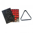 thumbnail image 1 of koolsoo 22 Pieces Mini Billiard Balls Set Complete Set for Game Rooms Leisure Sports 44mm with Tripod, 1 of 9